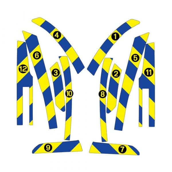 Kit Jaune-Bleu Partiel – SKODA Kodiaq (2020-2021) – Image 2